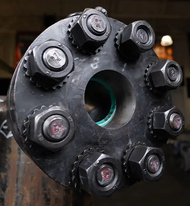 TRUE-LOCK Reaction Washer installed on a bolted joint