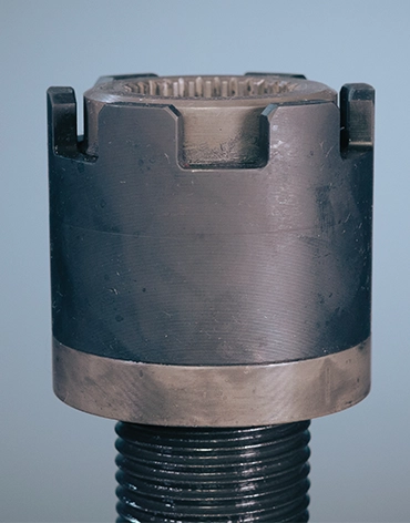 An image of the HYTORC Nut, a nut with a unique tensioning mechanism that prevents pinch points and galling.