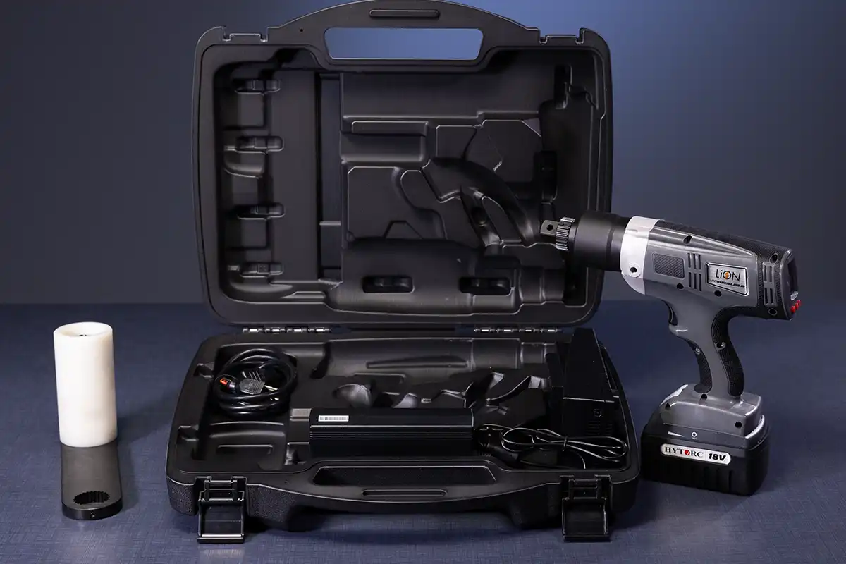 Center Lock Kit fully assembled next to case with all components